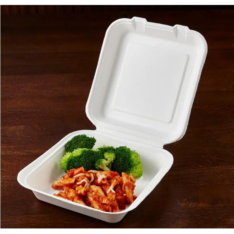 6“*6” Sugarcane Pulp Burger box