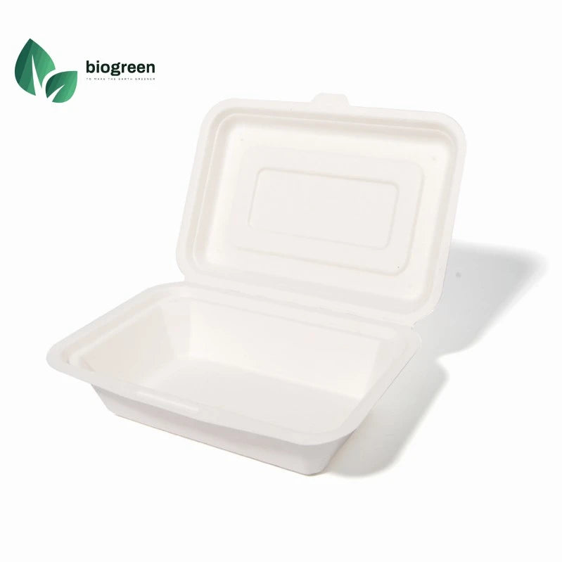 7“*5” /600ml Sugarcane Bagasse Eco Friendly Takeaway Food Containers China Supplier
