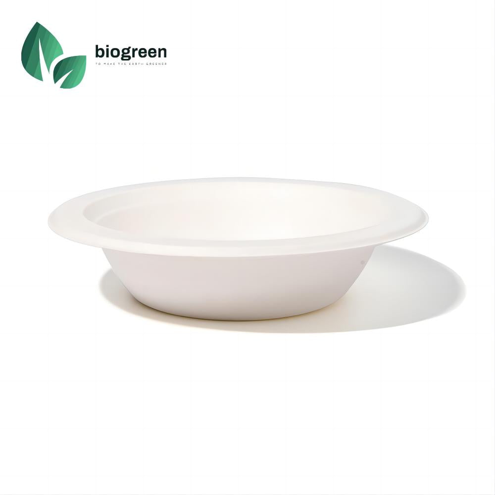 100% Compostable 12 oz Heavy-Duty Eco-Friendly Disposable Bagasse Biodegradable Bowls