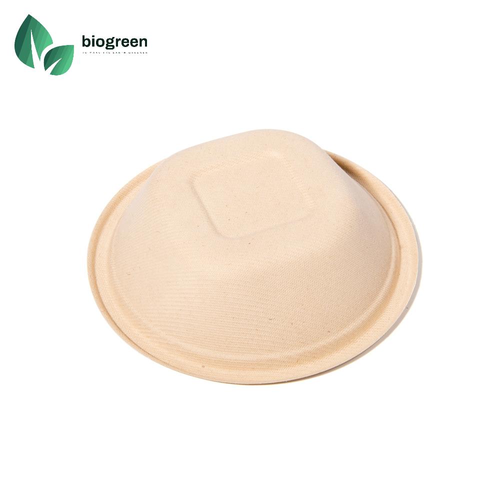 China Supplier  12 oz/350ml Biodegradable Bowls with Lids Sugar Cane Bowls