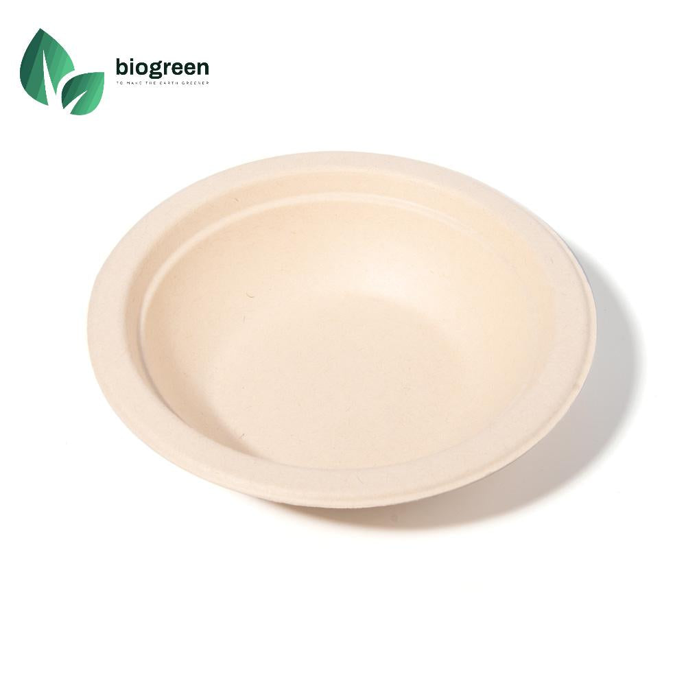 100% Compostable 12 oz Heavy-Duty Eco-Friendly Disposable Bagasse Biodegradable Bowls