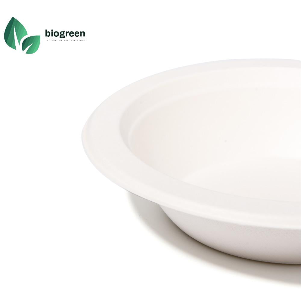 100% Compostable 12 oz Heavy-Duty Eco-Friendly Disposable Bagasse Biodegradable Bowls