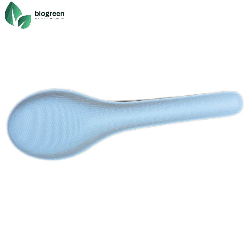 Eco Friendly Plant Fiber Bagasse Pulp Ramen Spoon Water Proof