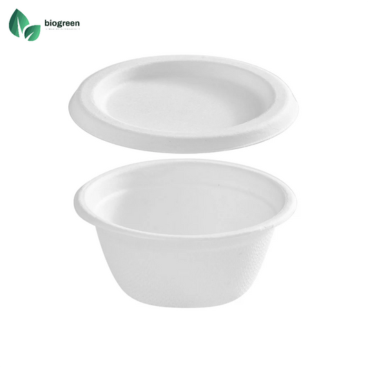 Plant Fiber Plastic Free Eco Friendly Sugarcane Pulp Portion Cup 2OZ