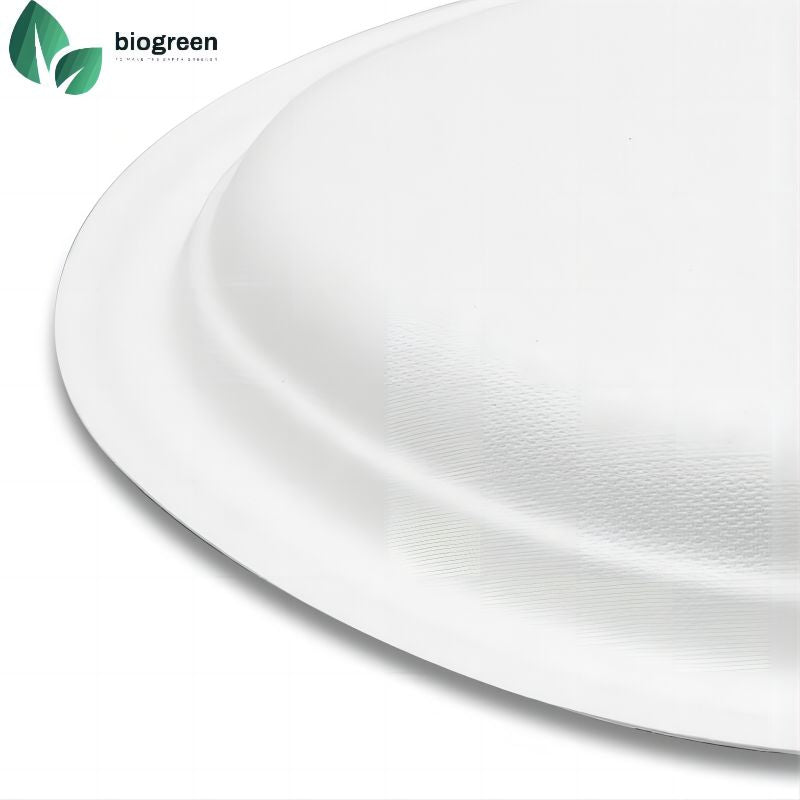 12“ Sugarcane Oval Plates China Eco Friendly Packaging Supplier